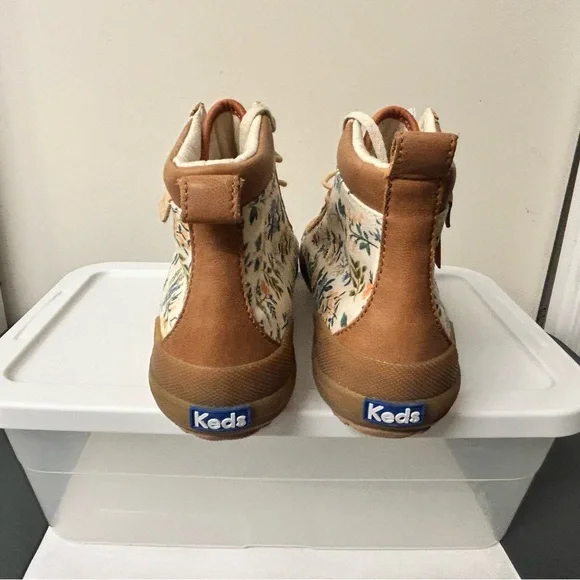 NWT Keds x Rifle Paper Co. Scout Boots in Wildflower Natural - Picture 7 of 9